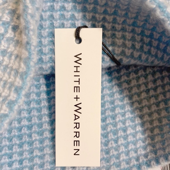 White+warre cashmere Beanie blue waffles soft sky/seafoam - Picture 5 of 5